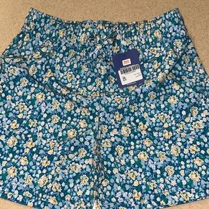 Floral Blue Boys Shorts